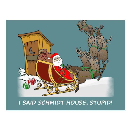 schmidt house santa t shirt