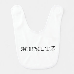 Schmutz Jewish Humor Baby Bib