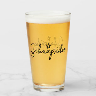 Schnapsidee, German Word, Booze Idea, German Glass