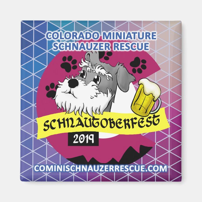 Schnautoberfest 2019 magnet (Front)