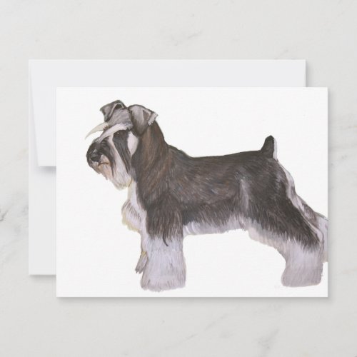 Schnauzer Invitations