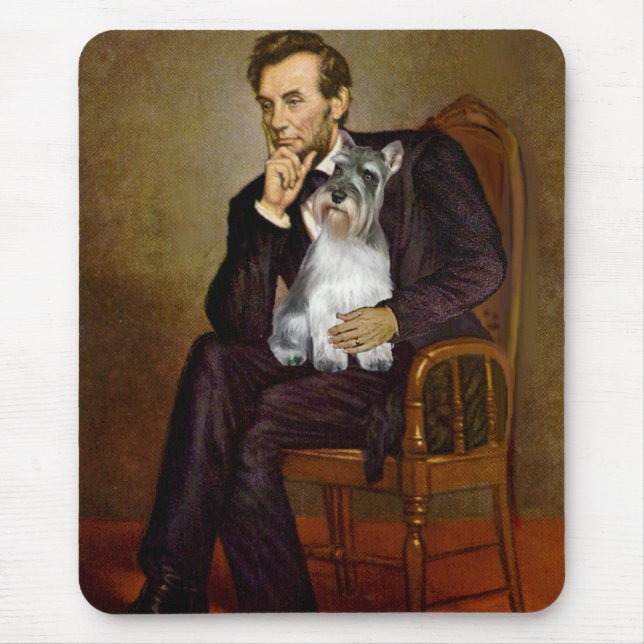Schnauzer 11N - Lincoln Mouse Pad (Front)