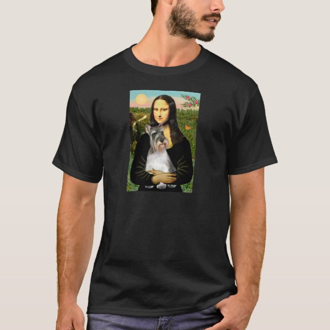 Schnauzer 11N - Mona Lisa T-Shirt (Front)