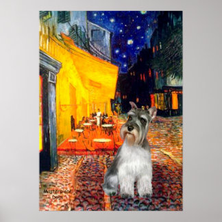 Schnauzer 11N - Terrace Cafe Poster