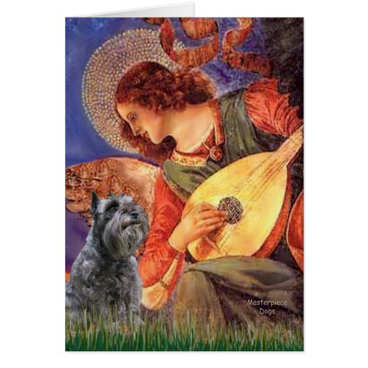 Schnauzer 12 - Mandolin Angel Cards (Front)