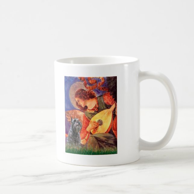 Schnauzer 12 - Mandolin Angel Coffee Mug (Right)
