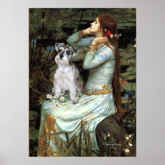 Schnauzer 13 - Ophelia Seated Poster