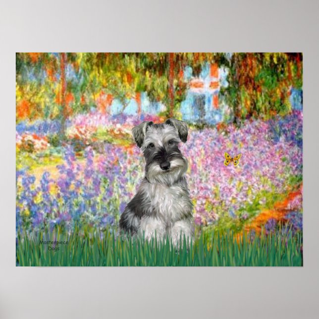 Schnauzer 1N - Garden Poster (Front)
