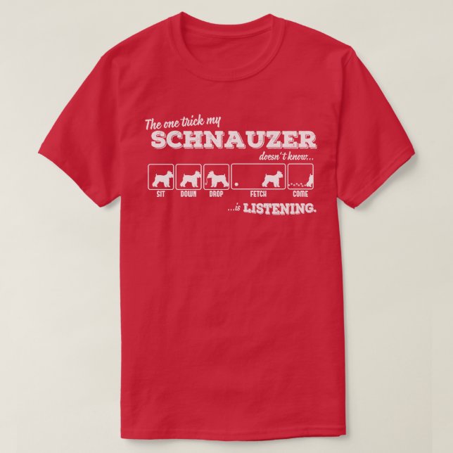 Schnauzer 3 T-Shirt (Design Front)