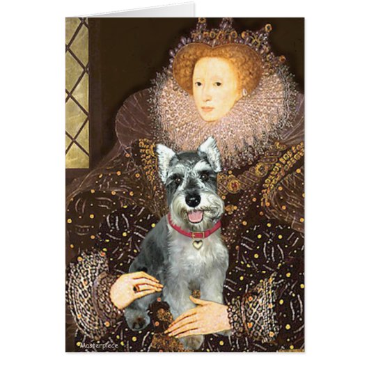 Schnauzer 8cr - Queen Cards (Front)