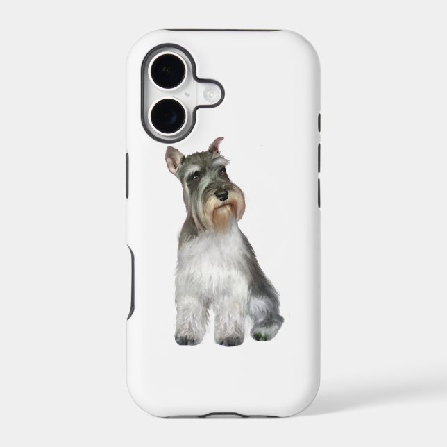 Schnauzer (A11) Iphone Case (Back)
