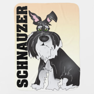 Schnauzer Baby Blanket