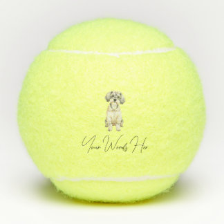 Schnauzer ball, perfect dog gift tennis balls