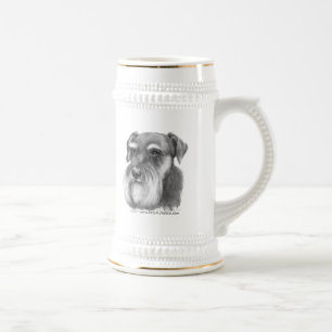 Schnauzer Beer Stein