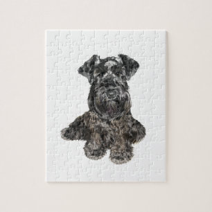 Schnauzer (black) jigsaw puzzle