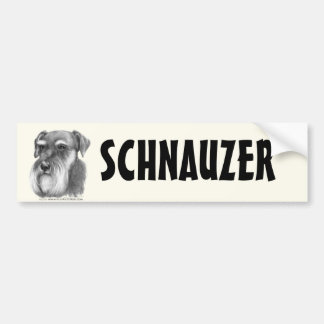 Schnauzer Bumper Sticker