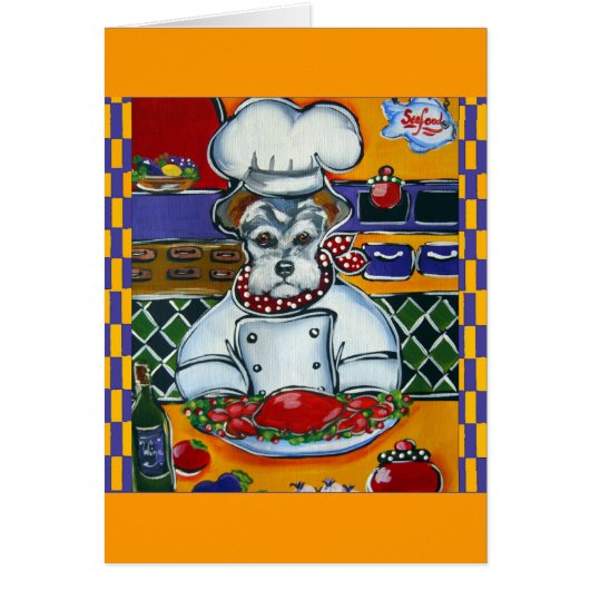 Schnauzer Chef Cards (Front)