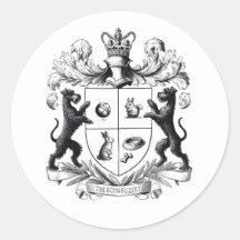 Schnauzer Coat of Arms Sticker