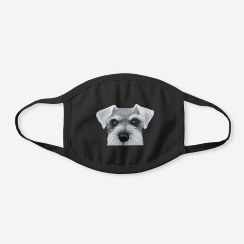 Schnauzer Cotton Face mask by miart