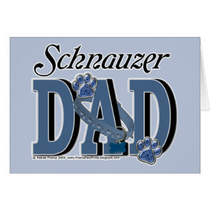 Schnauzer DAD Cards