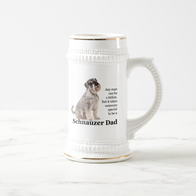 Schnauzer Dad Stein (Right)