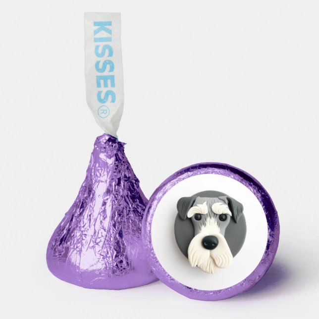 Schnauzer Dog 3D Inspired  Hershey®'s Kisses® (Front)