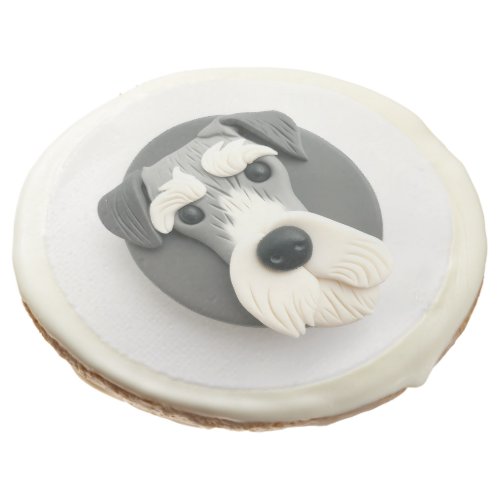 Schnauzer Dog 3D Inspired  Sugar Cookie