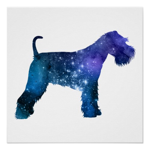 Schnauzer Dog Art Poster