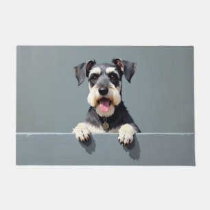 Schnauzer Dog Doormat Art