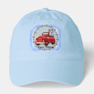Schnauzer Dog Driving Car Hat