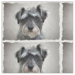 Schnauzer Dog Fabric