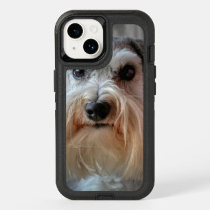 Schnauzer Dog face OtterBox iPhone 14 Case