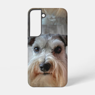 Schnauzer Dog face Samsung Galaxy S22 Case