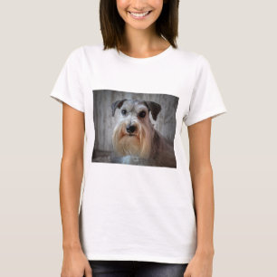 Schnauzer Dog face T-Shirt