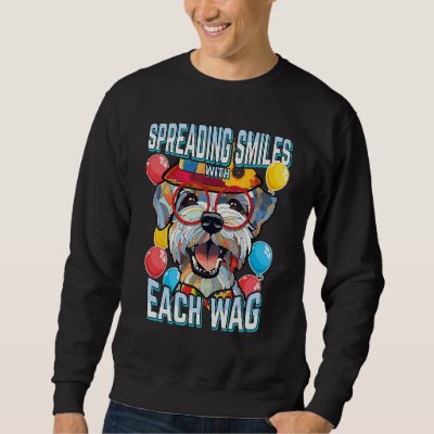 Schnauzer Dog Happy Pinscher Sweatshirt