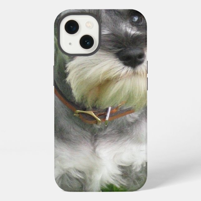 Schnauzer Dog Iphone Case (Back)