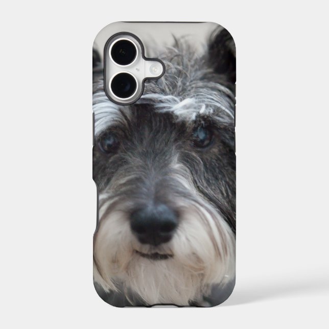 Schnauzer Dog Iphone Case (Back)