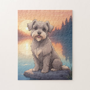 Schnauzer dog jigsaw puzzle