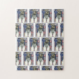 SCHNAUZER DOG JIGSAW PUZZLE