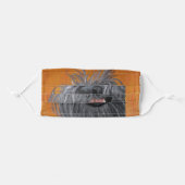 Schnauzer Dog Mask - Strudel (Front, Folded)
