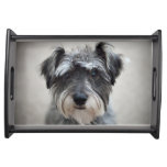 Schnauzer Dog Serving Tray