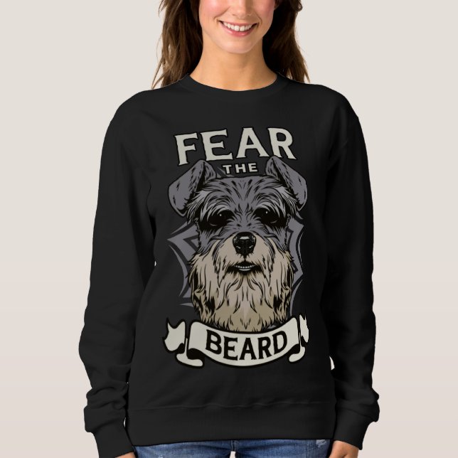 Schnauzer dog sweatshirt (Front)