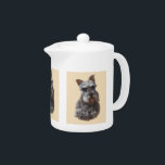 Schnauzer Dog Teapot<br><div class="desc">This gorgeous Schnauzer is on three sides of the teapot.</div>