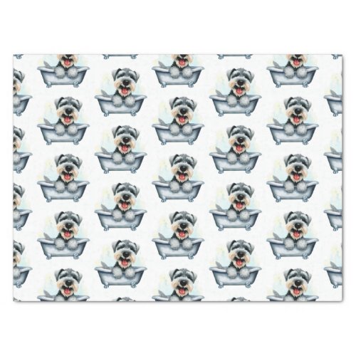 Schnauzer Dog Tissue Paper