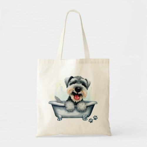 Schnauzer Dog Tote Bag