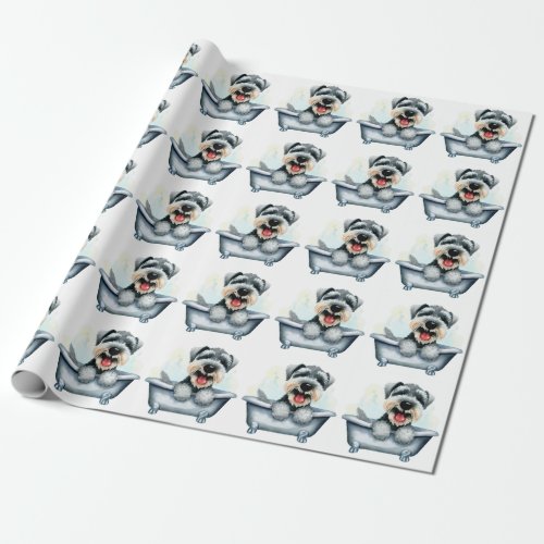 Schnauzer Dog Wrapping Paper