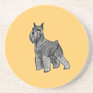 Schnauzer Drink Coaster
