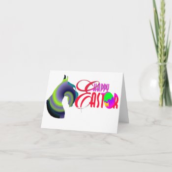 Schnauzer Easter Card by BarkWithin at Zazzle