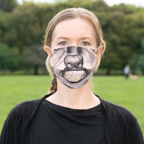 Schnauzer Face Mask