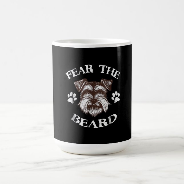 Schnauzer Fear Beard Coffee Mug (Center)